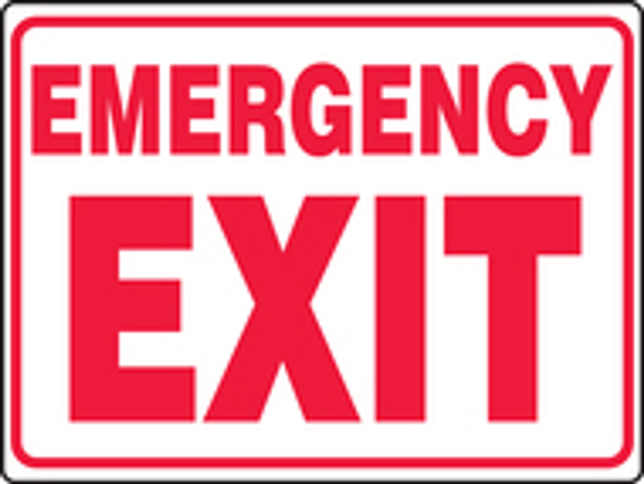Fire & Emergency Exit Signs provide needed direction.